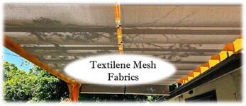 Mesh fabrics for canopies